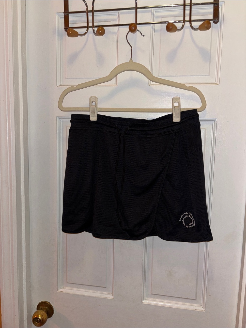 Outdoor voices Black Athletic Skort with Subtle Logo
